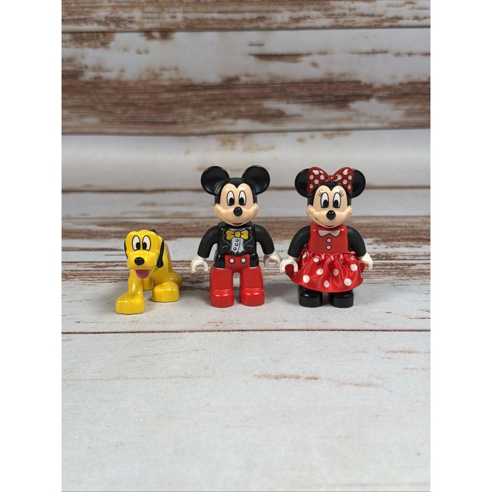 LEGO DUPLO Disney Mickey Minnie & Pluto Figures Lot Replacement Parts